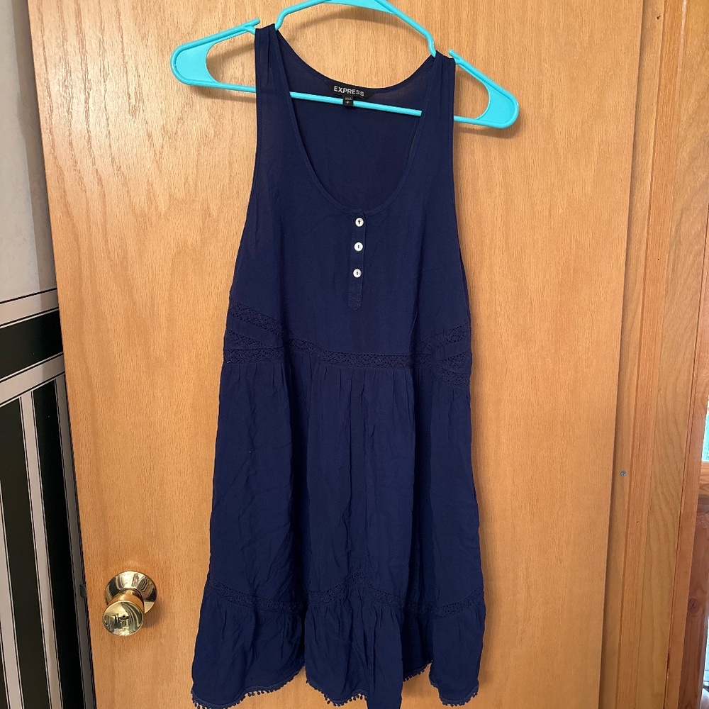 Razorback Tank Dress with Crotchet
